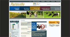 Desktop Screenshot of municipalite.parisville.qc.ca